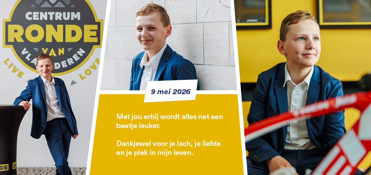 bedankkaartje communie Thibaud